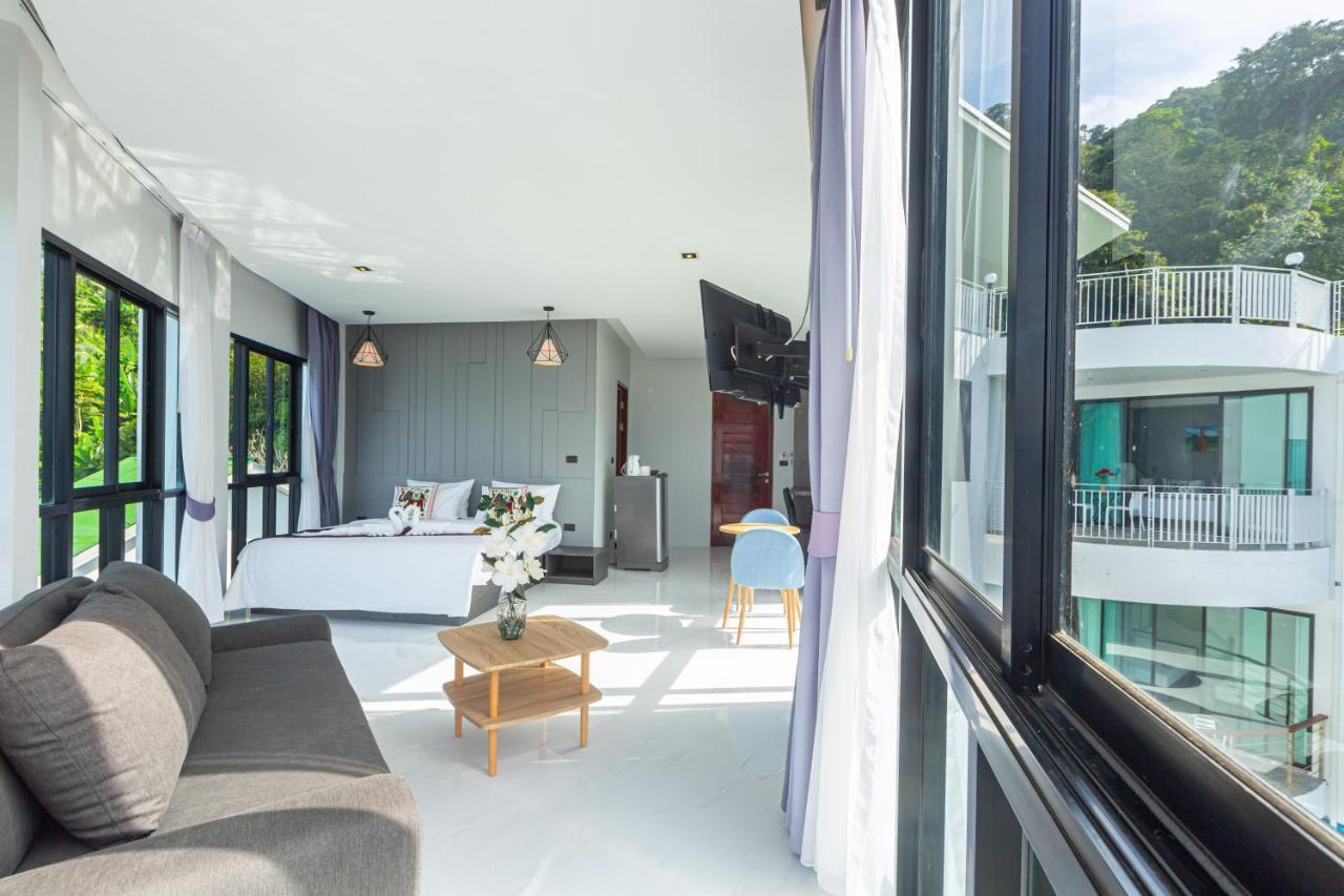 Rossarin Sea View Patong Hotell Eksteriør bilde