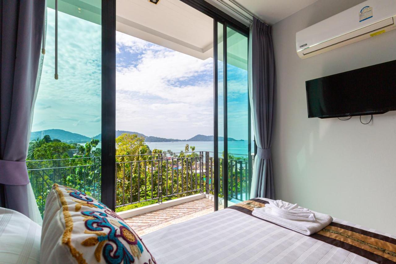 Rossarin Sea View Patong Hotell Eksteriør bilde